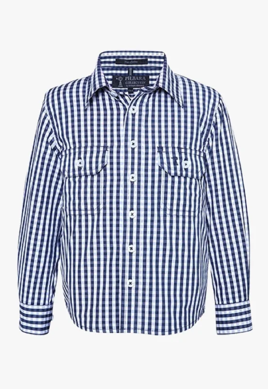 Men's Dressy Casual Shirts for Smart-Casual EventsRitemate Kids Long Sleeve Check Shirt