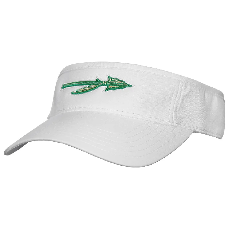 Black Cowboy HatsLegacy Kelly Green Spear Cool Fit Adjustable Visor - White