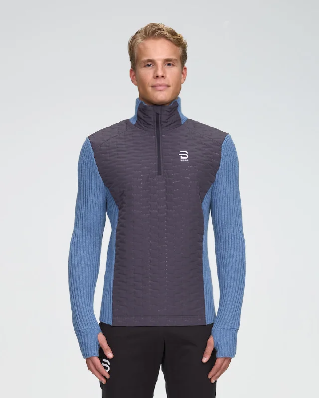 Men's Sweaters with Ribbed CuffsHalf Zip Comfy 2.0 Men