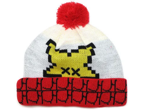 Best Beanie Hats for WinterTrue Vincibility Pom Beanie White/Red