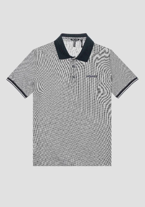 Casual Men's T-ShirtsANTONY MORATO ARMOURED POLO SHIRT MMKS 02369-NAVY