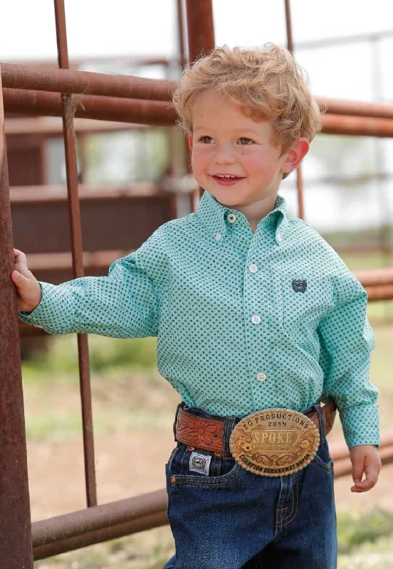 Men's Organic Cotton Shirts for Eco-ConsciousnessCinch Toddler Boys Long Sleeve Shirt