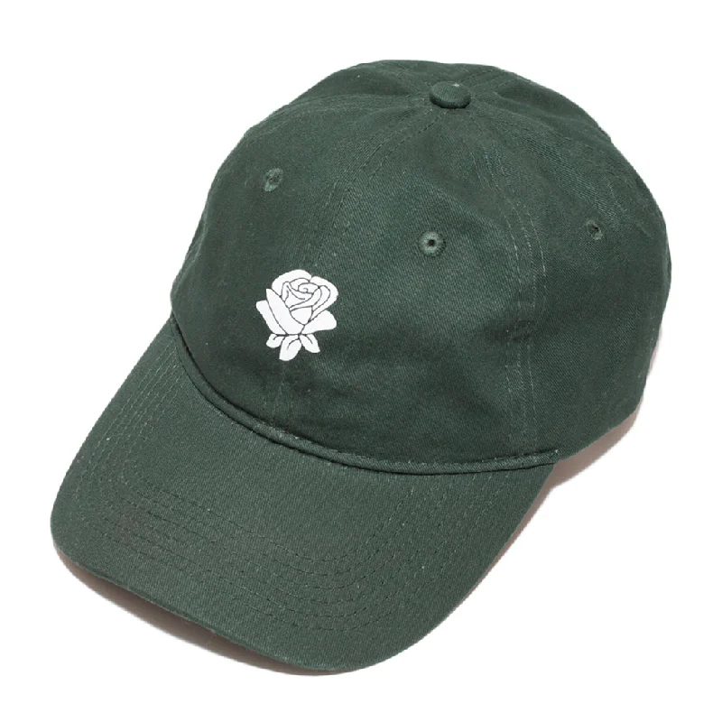 Retro Baseball CapsTrue Rose Dad Hat Green