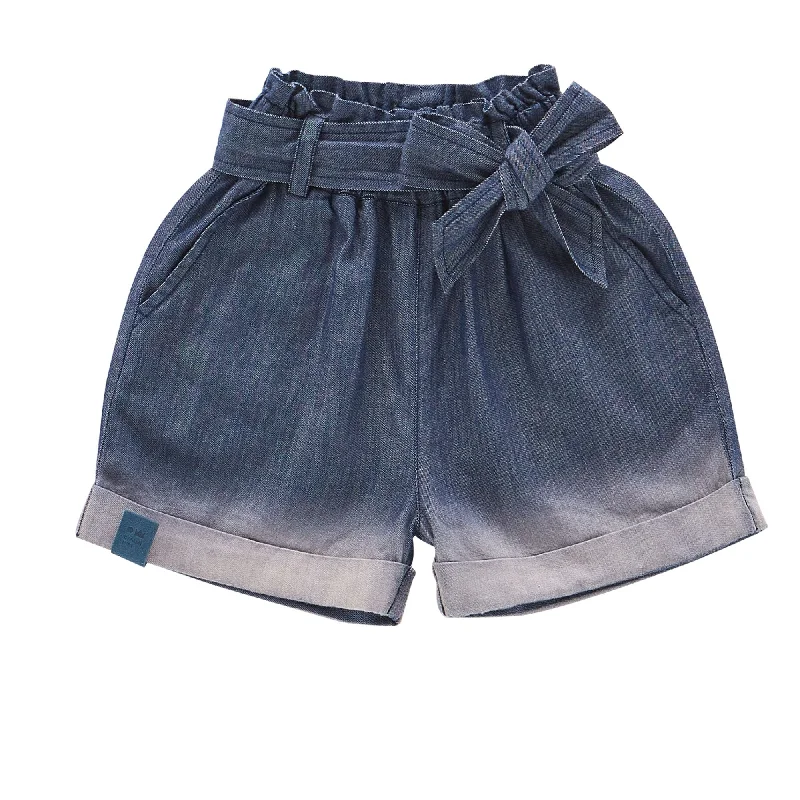 Men's Active Short Pants for Sports and FitnessDenim Shorts with Belt
