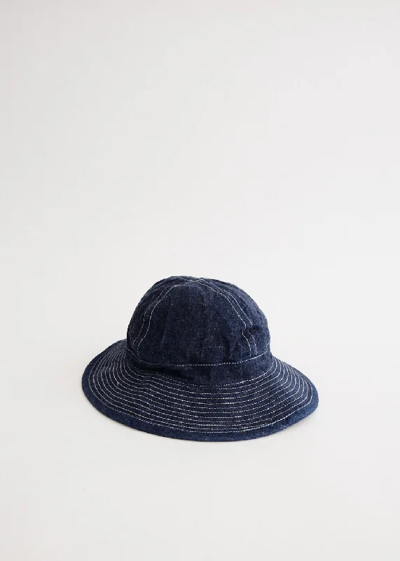 Quilted Beanies for Cold WeatherU.S Navy Denim Hat