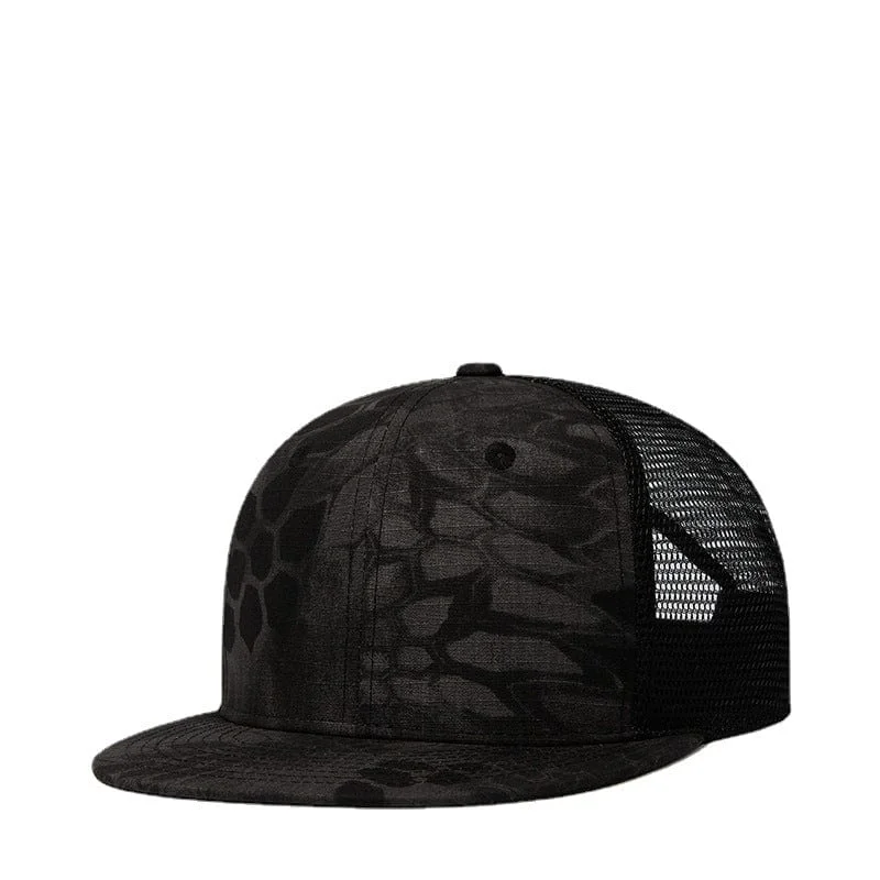 Affordable Winter BeaniesMen's Street Fashion Stone Printed Mesh Cap