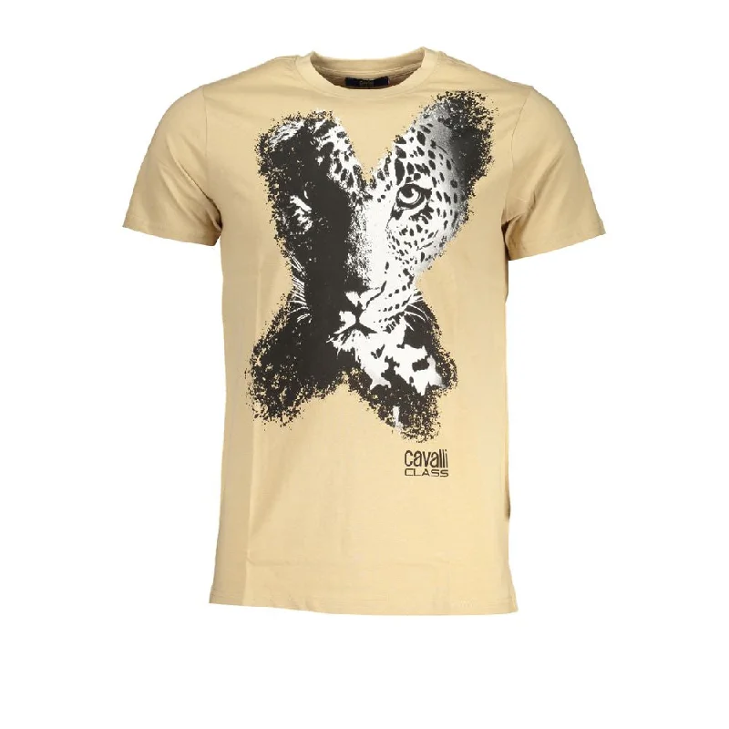 Men's Shirts with Hidden PocketsCavalli Class  Cotton Men's T-Shirt