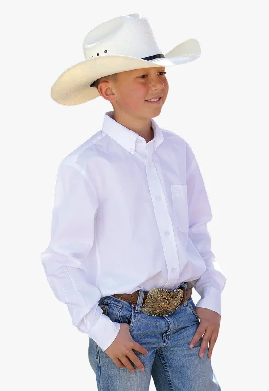 Men's Cowboy Shirts for Western StyleCinch Boys Classic Long Sleeve Shirt