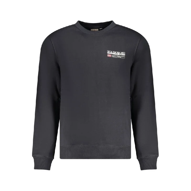 Men's Sweaters for AutumnNapapijri Black Cotton Men's Sweater