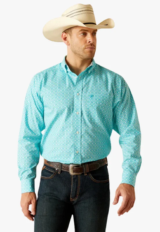 Men's Scoop Neck T-Shirts for a Relaxed FeelAriat Mens Wrinkle Free Stanley Long Sleeve Shirt