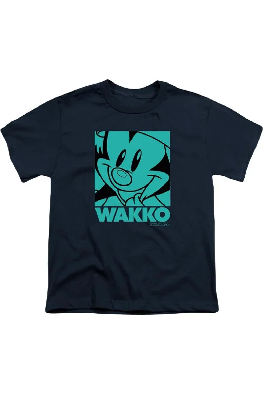 Men's Shirts with Short PlacketsAnimaniacs Pop Wakko Short Sleeve Youth Tee / T-Shirt