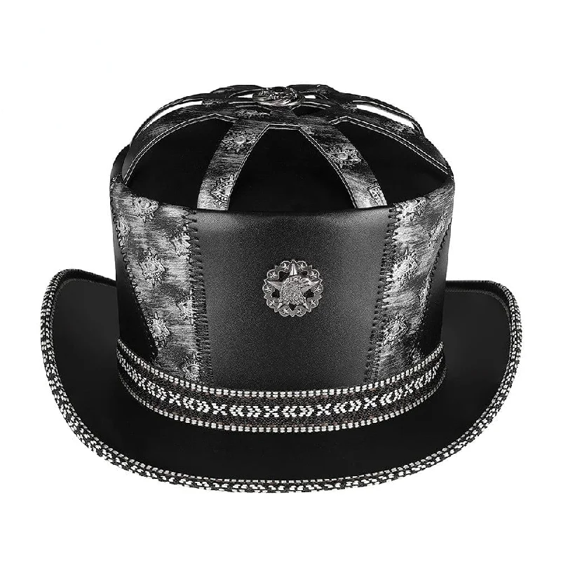 Rainproof Bucket HatsMen's Gothic Strappy Eyes Embroidered Hat