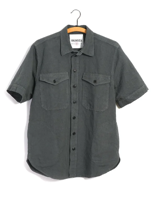 Men's Smart Casual Shirts for Business Casual SettingsVILLY | Short Sleeve Shirt | Oxidized