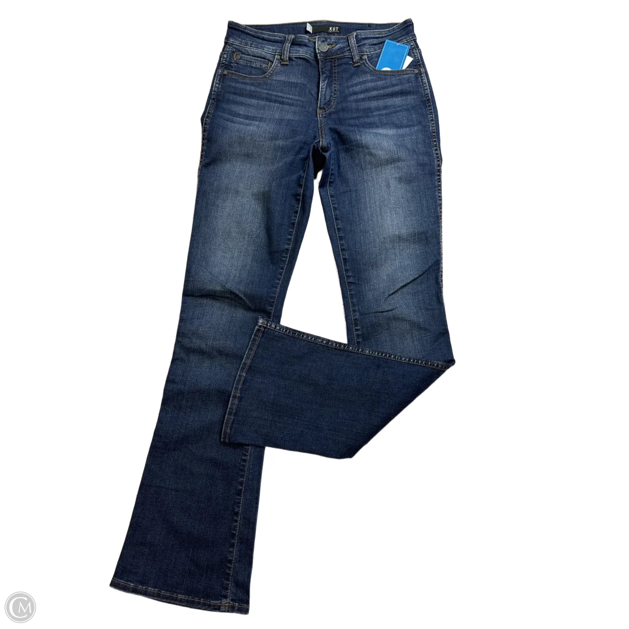 Modern Men's JeansJeans Boot Cut By Kut In Blue Denim, Size: 4