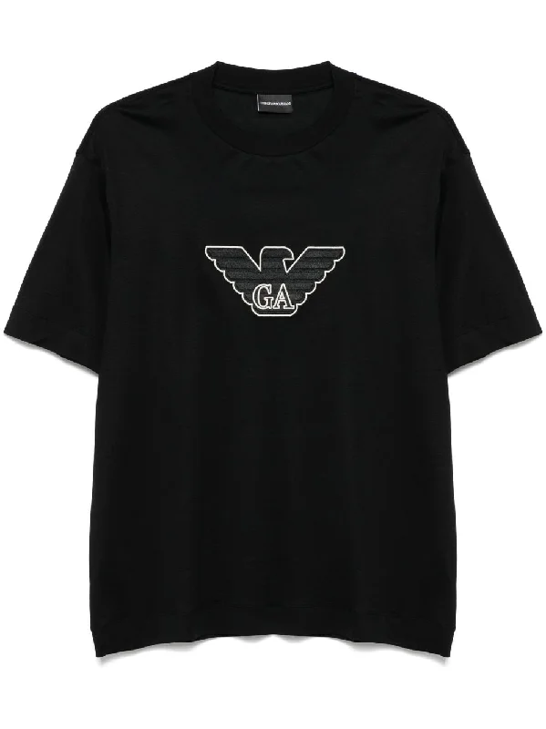 Men's Shirts with Patchwork PatternsEmporio Armani Men's T-Shirts And Polos
