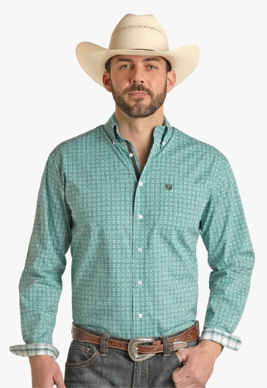 Layered Men's Henley ShirtsRough Stock Mens Long Sleeve Shirt