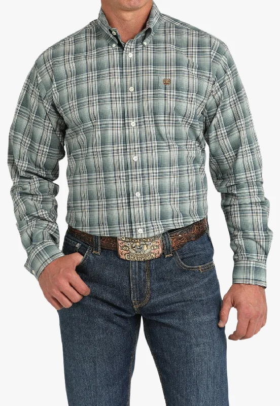 Men's Travel Shirts for Easy PackingCinch Mens Plaid Print Western Shirt