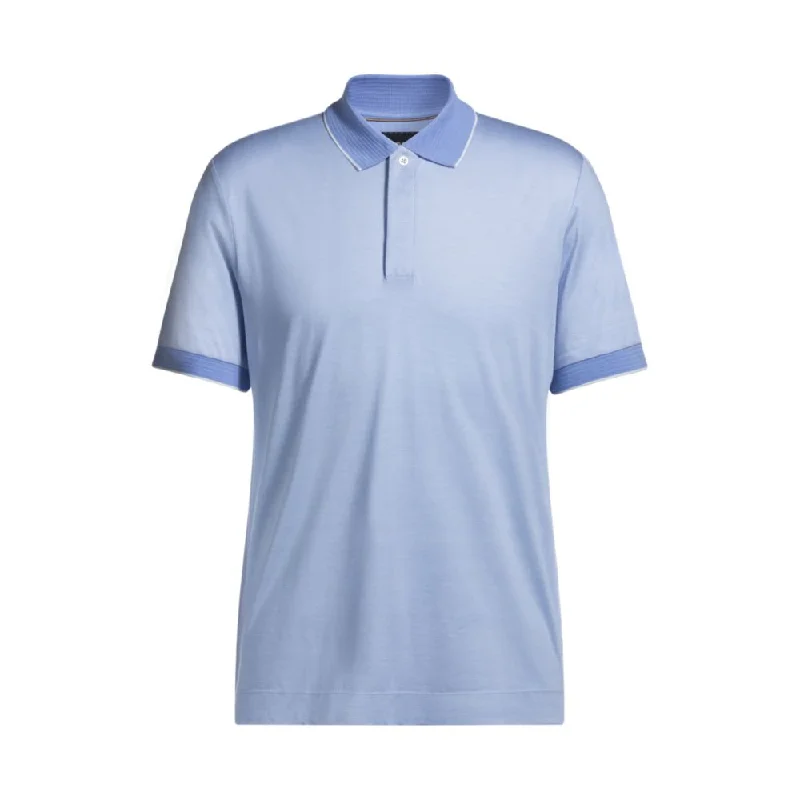 Men's Shirts for HikingCotton-silk polo shirt with structured trims