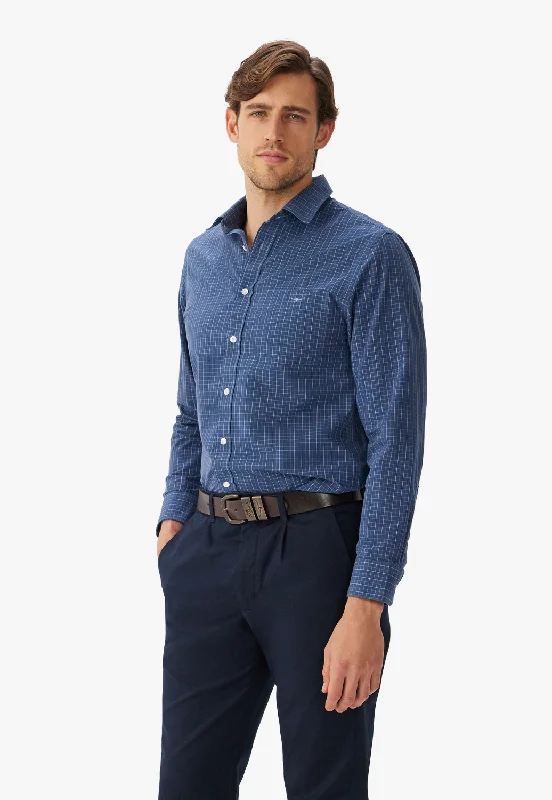 Men's Neutral-Tone Shirts for Versatile StylingR.M. Williams Mens Regular Poplin Long Sleeve Shirt