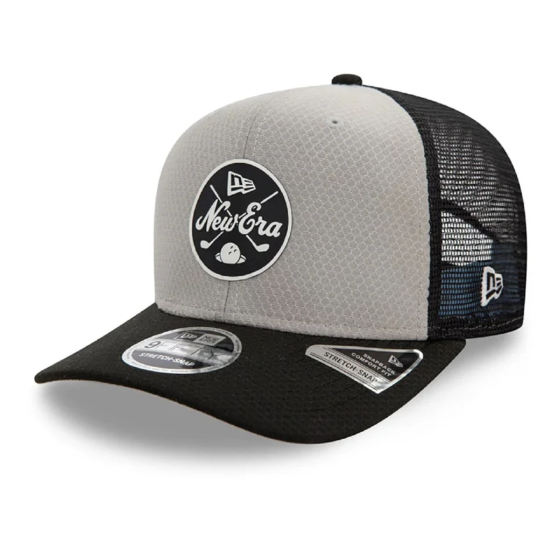 Men's Straw Hats for SummerNew Era Hex Era Black 9FIFTY Stretch Snap Snapback Adjustable Cap