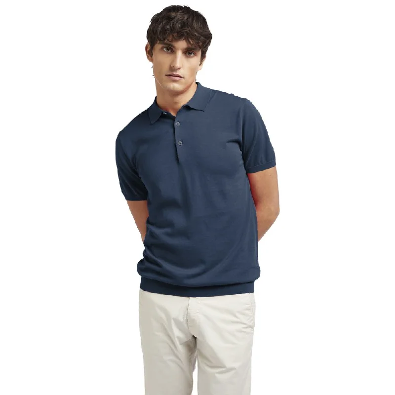 Men's Shirts with Embellished SleevesAT.P.CO Cotton Polo Men's Shirt