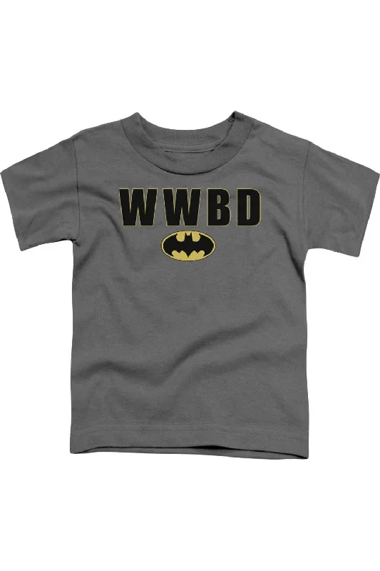 Men's Shirts with Roll-Up SleevesBatman Wonder Womanbd Logo Short Sleeve Juvenile Tee / T-Shirt