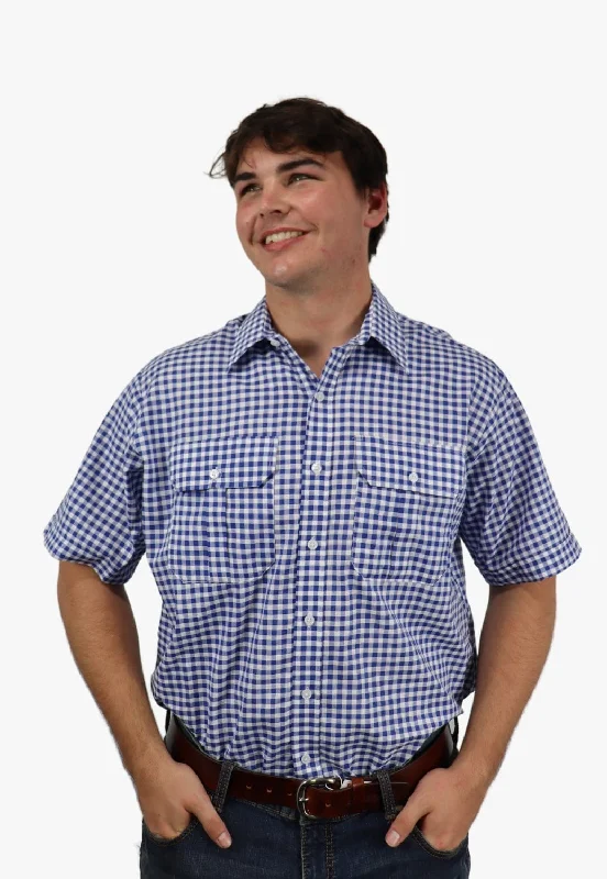 Men's Tab-Collar Shirts for a Crisp LookCountry Tradition Mens Short Sleeve Shirt