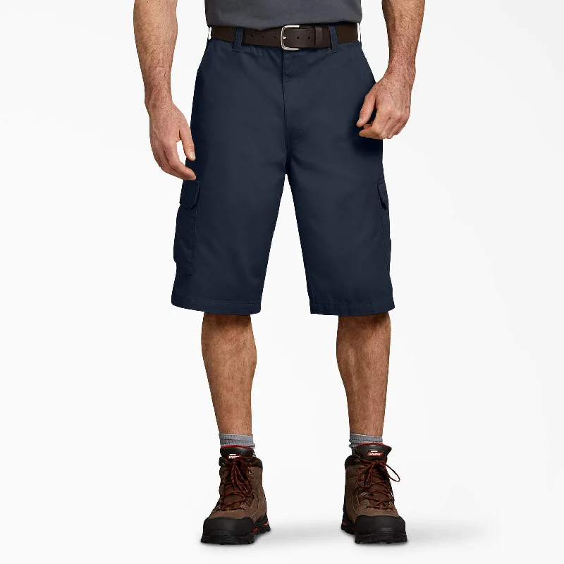 Cool and Crisp Men's Summer Linen and Cotton ShortsDickies Loose Fit Work Shorts, 13"
