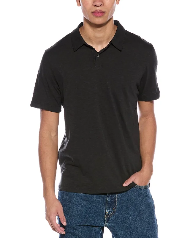 Men's Shirts with Roll-Up SleevesJames Perse Reverse Slub Jersey Polo Shirt