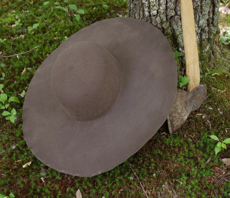 Warm Woolen HatsBrown Standard Wool Felt Hat Blank (Unlined)