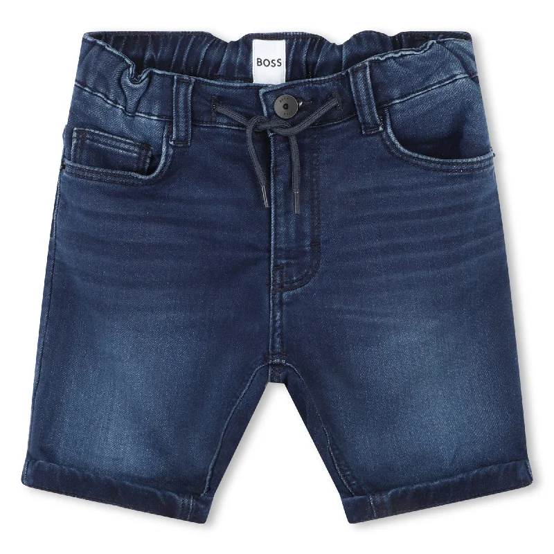 Men's Cool and Breathable Linen Summer ShortsBlue Denim Shorts