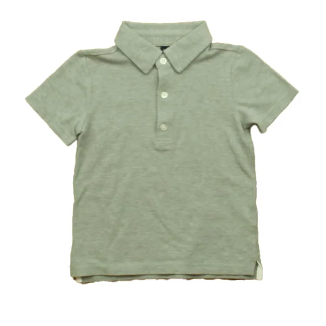 Men's Shirts with Embellished HemlinesJanie and Jack Boys Gray Polo Shirt