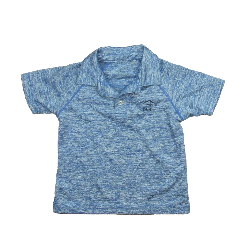 Men's Shirts with Checkered PatternsGarb Boys Blue Polo Shirt