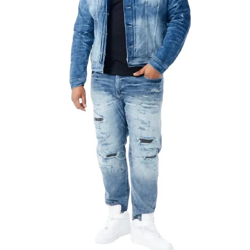 Sustainable Eco-Friendly Men's JeansMen's Sean Hamilton Denim Jean In Aged Wash
