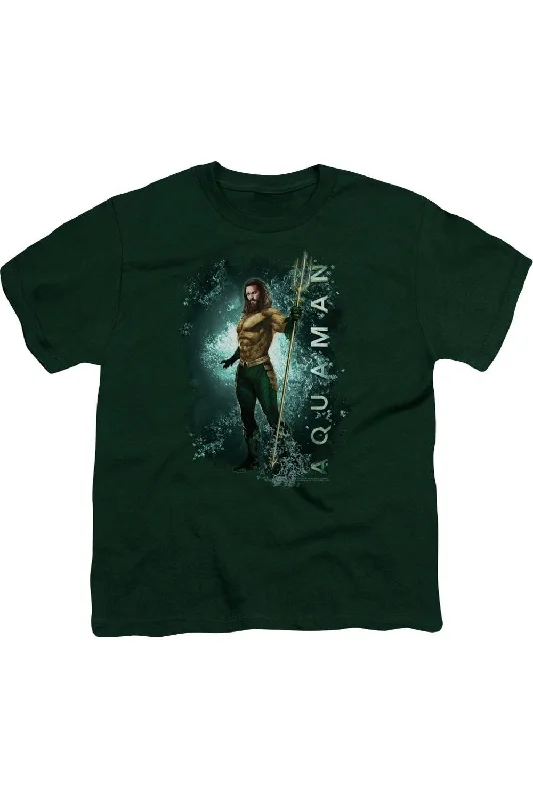 Casual Men's T-ShirtsAquaman Movie Marine Life Short Sleeve Youth Tee / T-Shirt