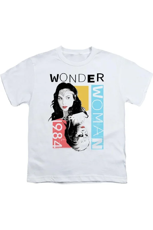 Men's Shirts for HuntingWonder Woman 84 Color Blocks Short Sleeve Youth Tee / T-Shirt