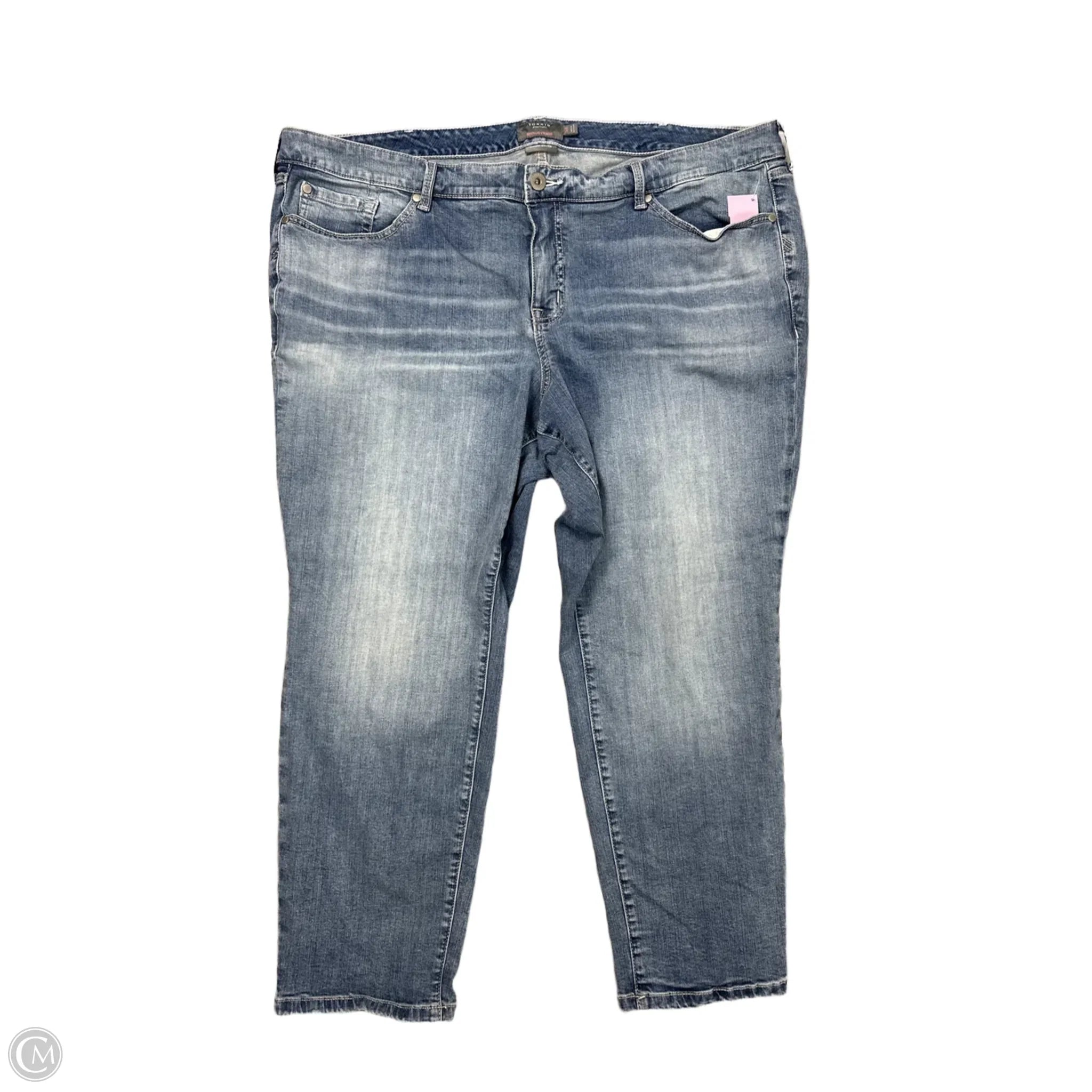 Men's Ripped JeansJeans Straight By Torrid In Blue Denim, Size: 24