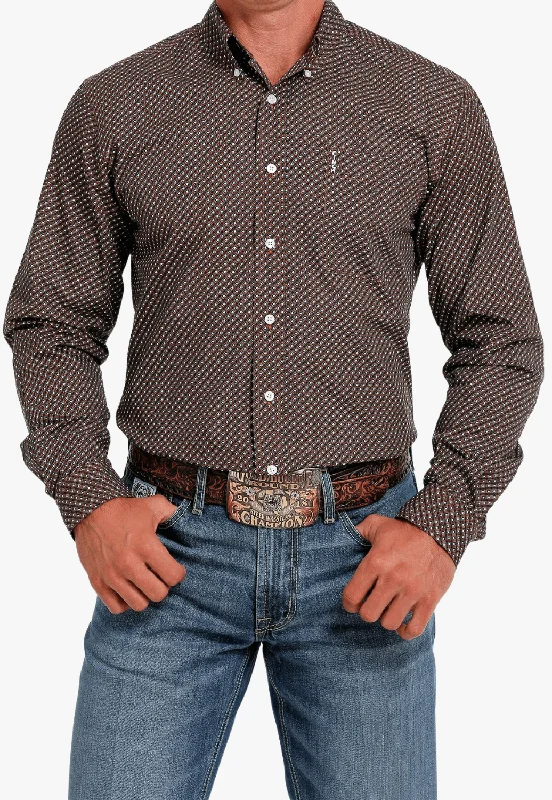 Men's Slim-Fit Shirts for a Flattering ShapeCinch Mens Modern Fit Western Long Sleeve Shirt