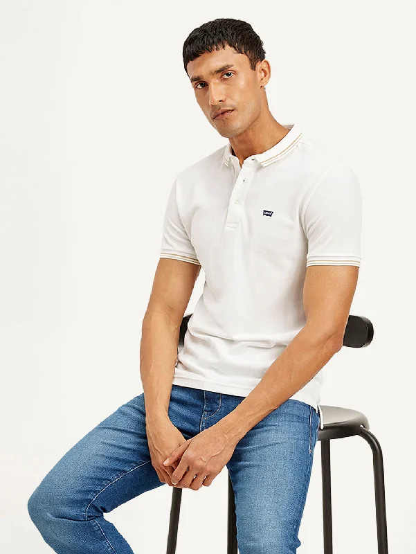 Stylish Men's HenleysMen's Solid Slim Fit Polo T-shirt