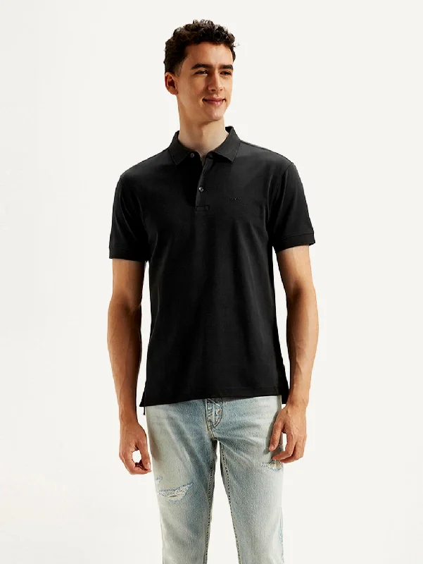 Men's Shirts with TiesMen's Solid Slim Fit Polo T-shirt