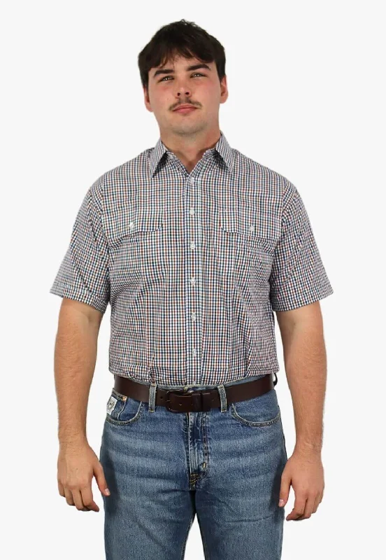 Men's Oxford Shirts for a Preppy StyleBisley Mens Short Sleeve Shirt