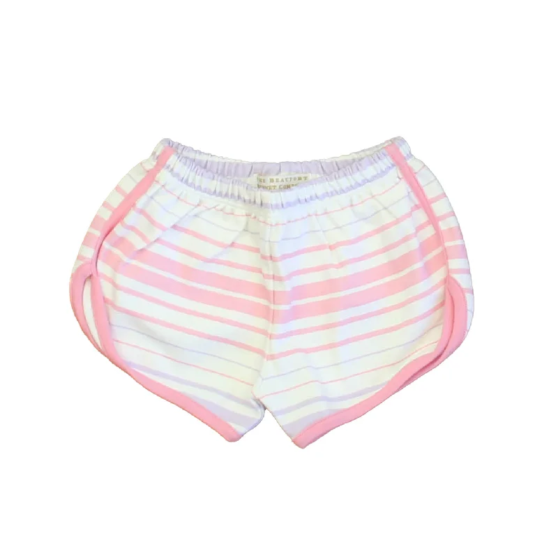 Casual Men's Drawstring ShortsBeaufort Bonnet Company Girls Pink | Purple Stripe Shorts