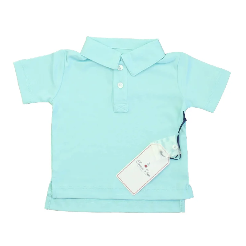 Versatile Men's Tank TopsClassic Prep Boys Tanager Turquoise Polo Shirt