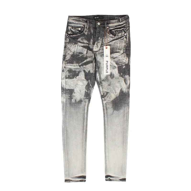 Authentic Raw Denim Men's JeansPurple Brand Hickory Iridescent Foil Jeans - Anthracite