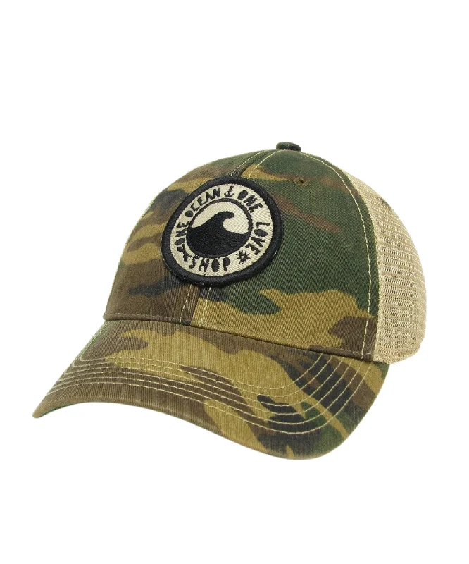 Summer Bucket CapsOne Ocean Camo Mesh Hat