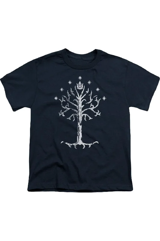 Men's Shirts with Barrel CuffsLord Of The Rings Tree Of Gondor Short Sleeve Youth Tee / T-Shirt