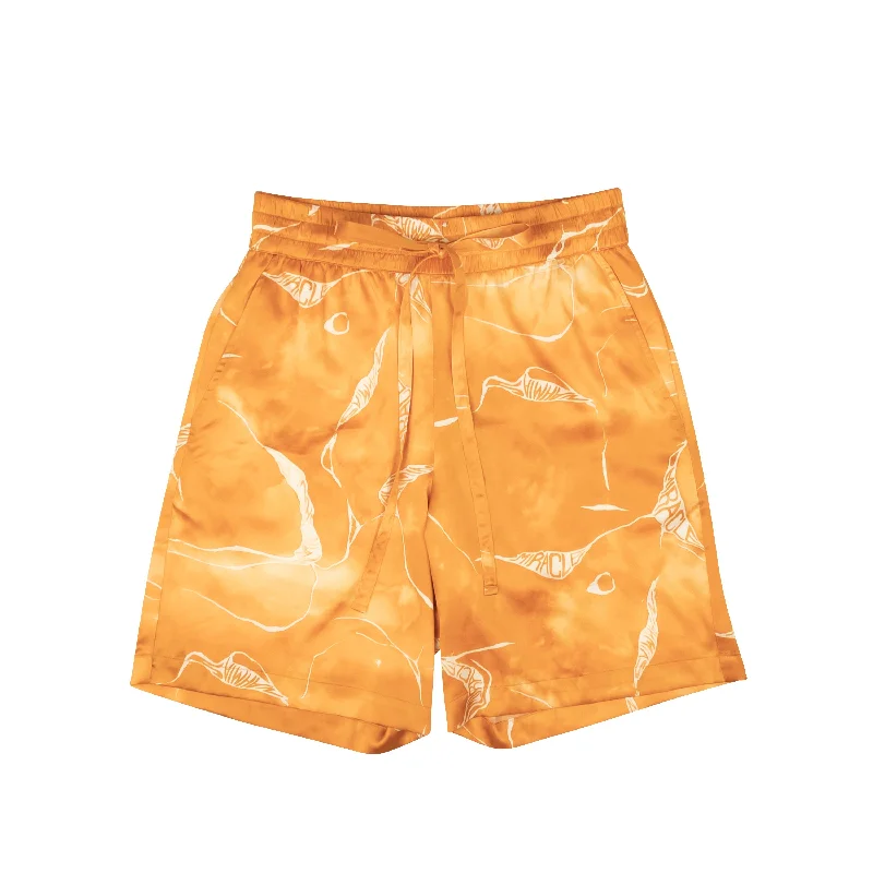 Robust Men's Denim and Canvas ShortsOrange Miracle Tie Dye Silk Shorts