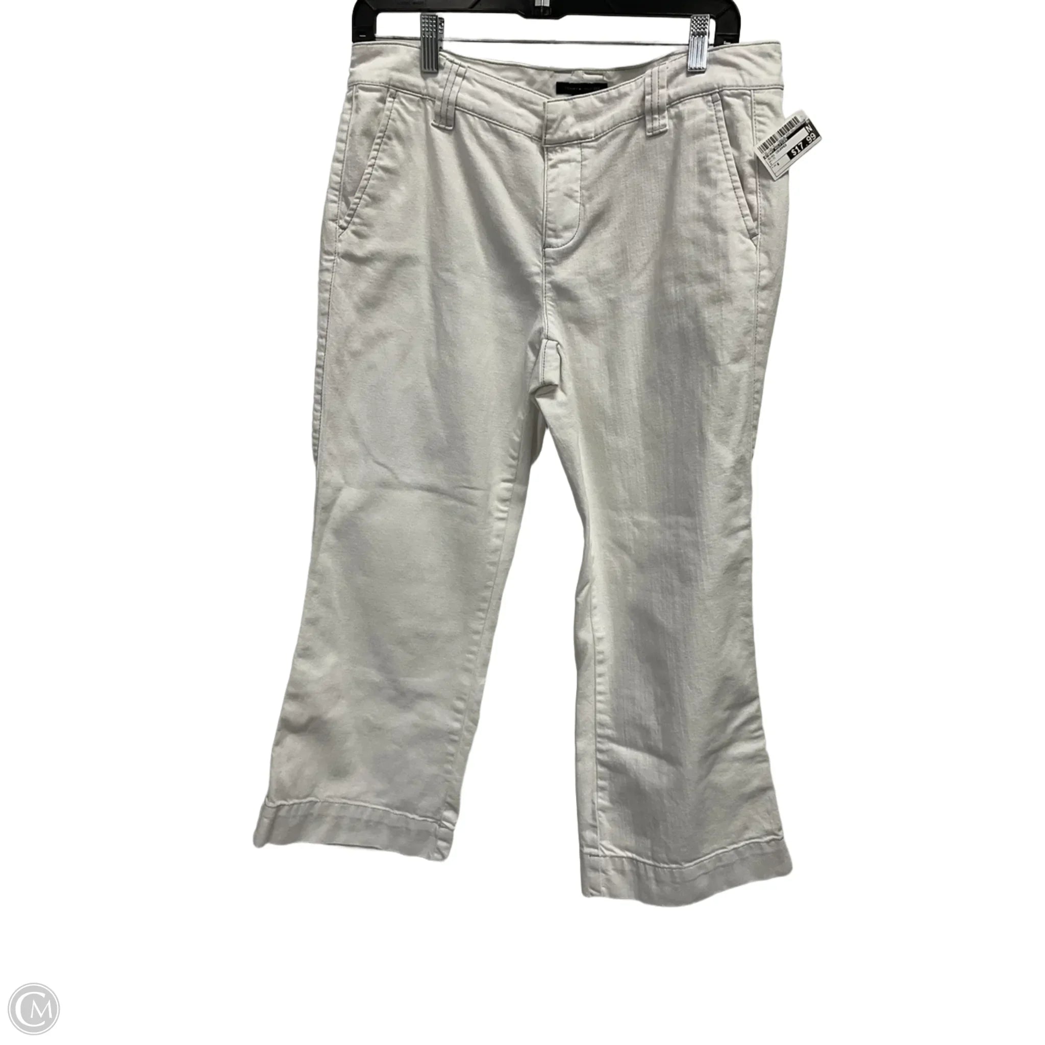 High-Waisted Bootcut Men's JeansJeans Cropped By Tommy Hilfiger In White, Size: 8