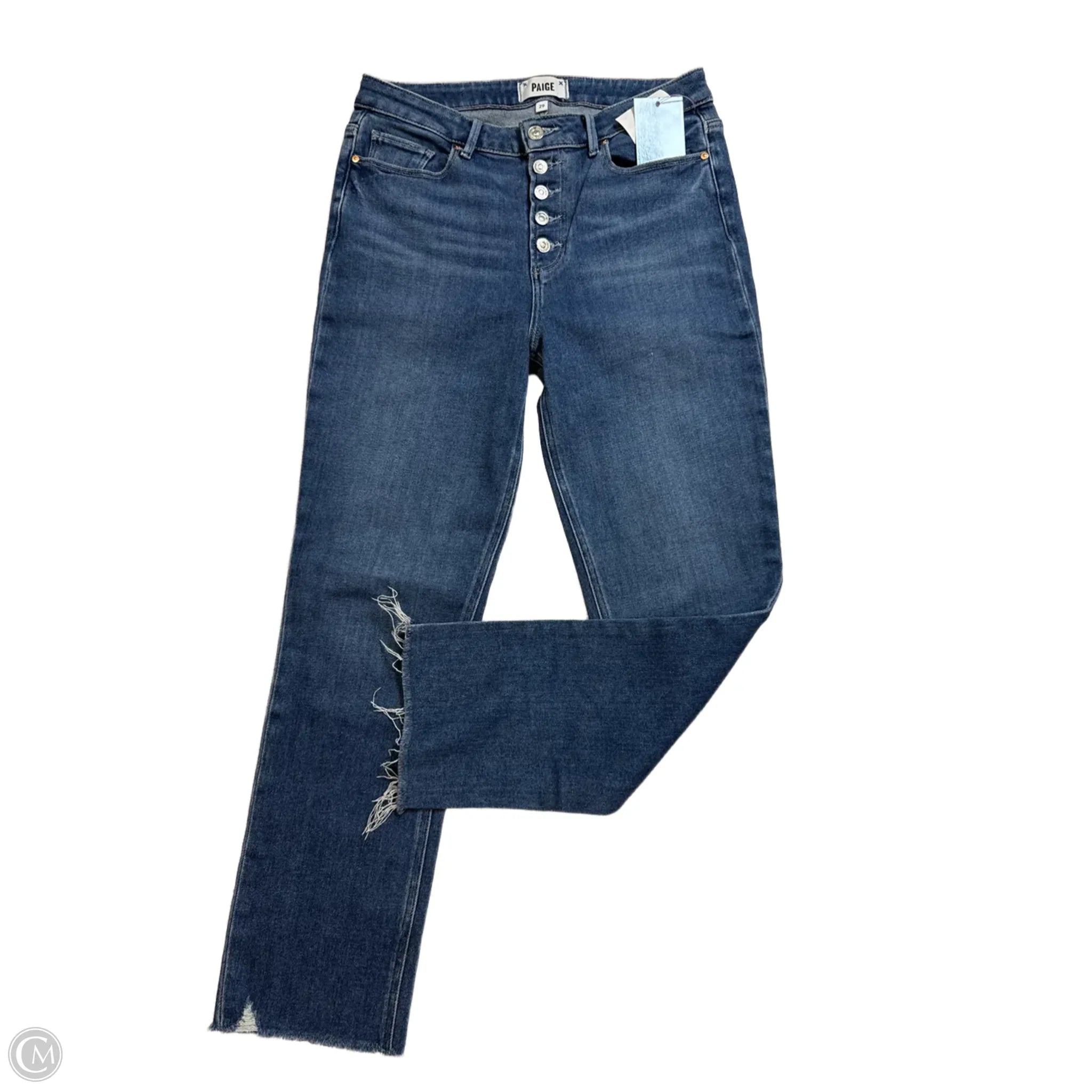 Inexpensive Men's JeansJeans Straight By Paige In Blue Denim, Size: 8