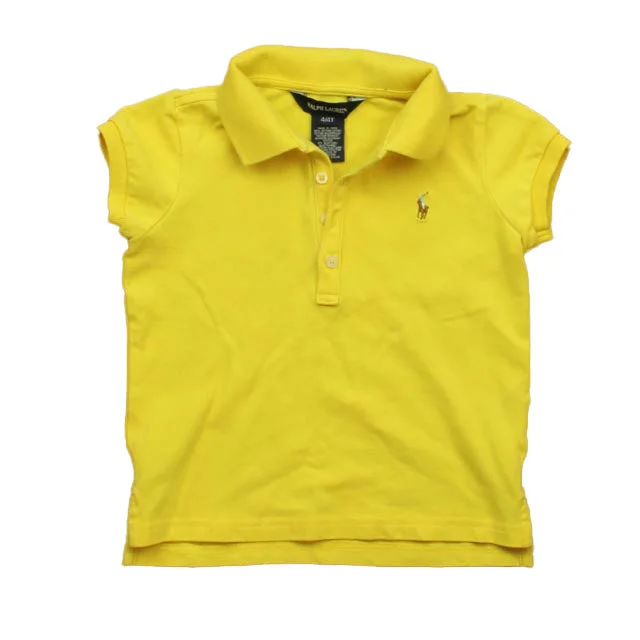 Men's Shirts with Mock NecksRalph Lauren Girls Yellow Polo Shirt